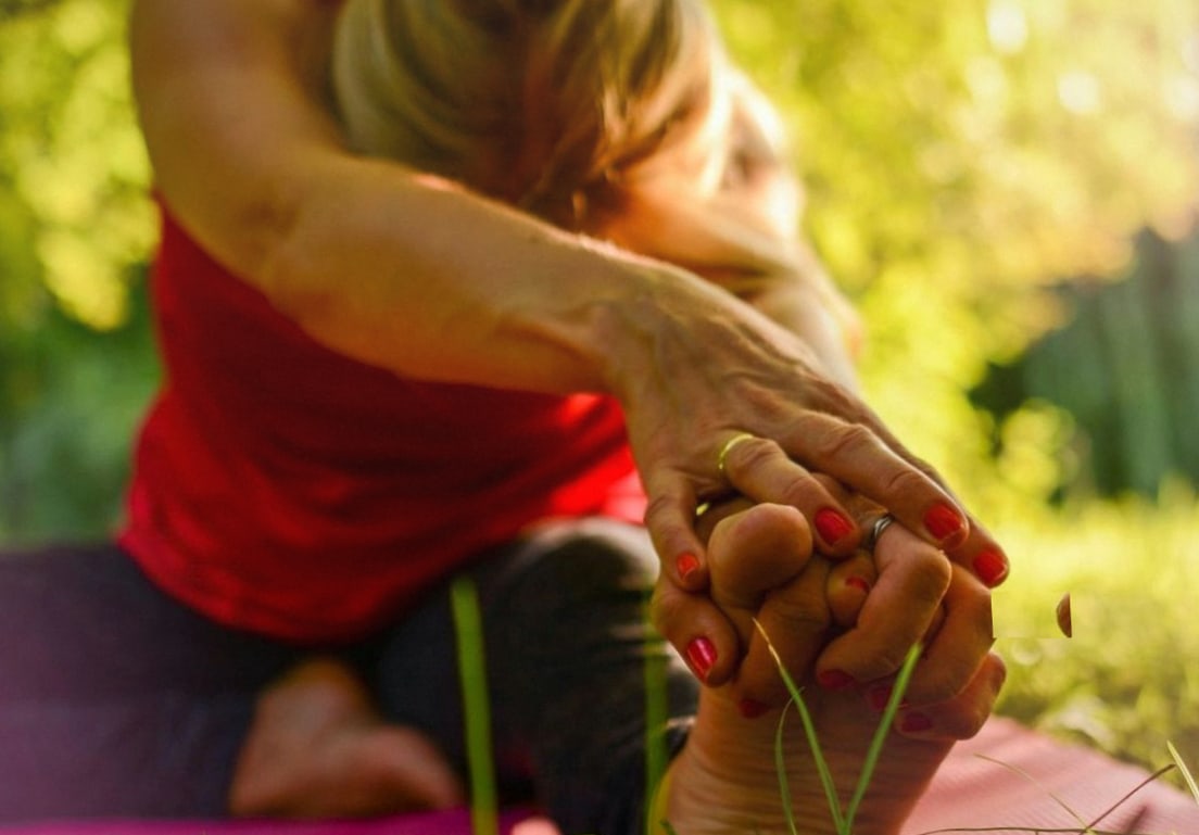 Portrait of the studio founder and lead Vinyasa teacher